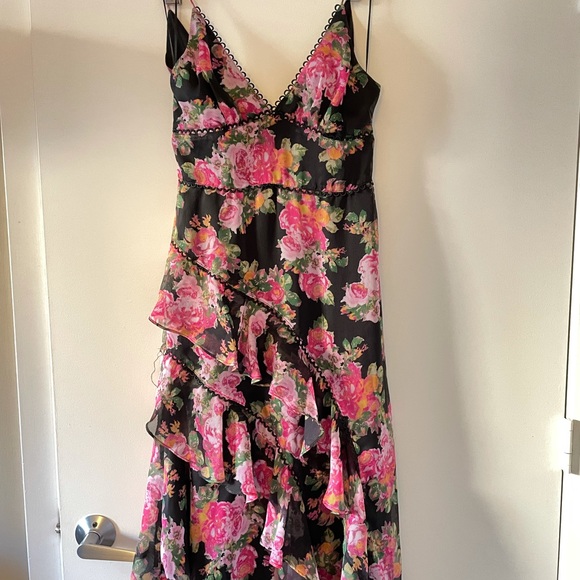 NWT Keepsake Dress Oblivion Midi Ruffle Dress 4 small - Picture 4 of 9